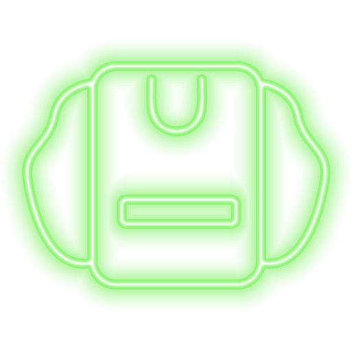 Glow in the Dark Drawstring Bag